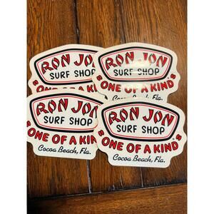 Ron Jon stickers - lot of 4